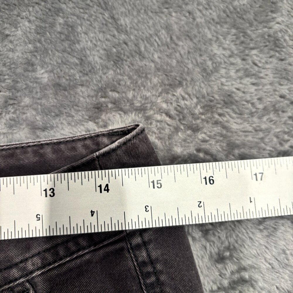Eddie Bauer Women's Size 8L 30x34 Legendary Gray Cotton Straight Leg Chino Pants - Picture 8 of 10